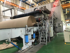 Máquina de alta velocidad de la fabricación de papel 1500t para 100-150t/d la salida, velocidad de diseño 200-800m/min