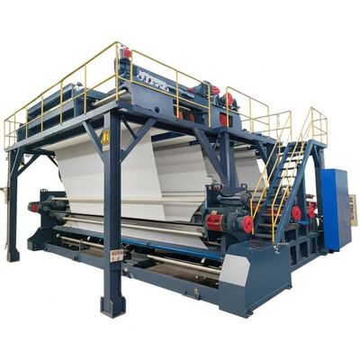2PLY Wire Cylinder Mold Type Paper Mill Machine Producing 80-200g per Square Meter Output Paper Weight Suitable for Industrial