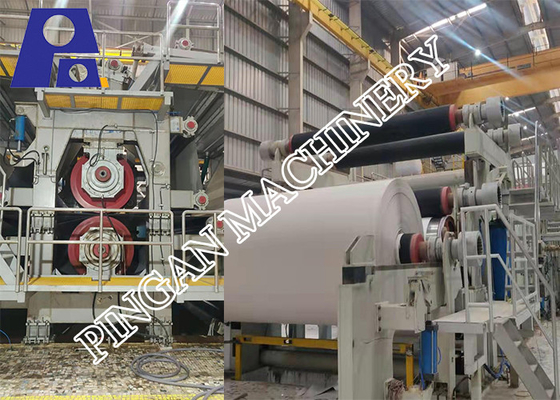 Máquina revestida de la fabricación de papel de tablero del duplex con control del PLC