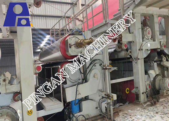 Grey Board Paper Making Machine a dos caras 300T/D descolorido